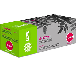 Картридж CACTUS CS-TK590M пурпурный для Kyocera FS-C2026MFP/C2126MFP/C2526MFP/C2626MFP/C5250DN