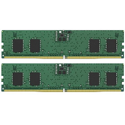 Оперативная память DDR5 16Gb Kingston KVR56U46BS6K2-16 5600 DIMM KVR56U46BS6K2-16 Non-ECC , CL46 , 1.1V, (Kit of 2) 1RX16  288-pin 16Gbit, RTL