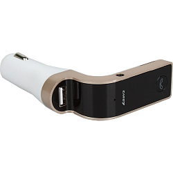FM-модулятор CARG7 (FM/Bluetooth/AUX/Micro SD/USB 1000mAh) золото