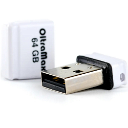 USB 64Gb OltraMax Drive 50 Mini series 50 белый