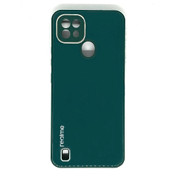 Задняя накладка NONAME для Realme C21 под стекло зеленый