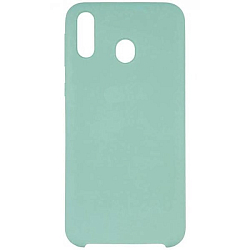 Задняя накладка SILICONE COVER для Samsung A03S мятный
