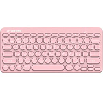 Клавиатура БП JETACCESS SLIM LINE K12 BT, розовая