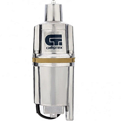 Вибрационный насос СИБТЕХ СВН300Н-10, нижний забор, 300 Вт, напор 75 м, 1200 л/ч, кабель 10 м