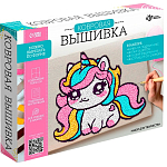 Ковровая вышивка на подрамнике «Единорог», набор для творчества