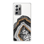 Задняя накладка GRESSO для Samsung Galaxy Note 20 Ultra. Коллекция "Drama Queen". Модель "Black Agate".