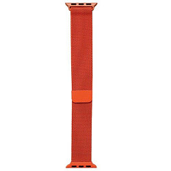 Металлический ремешок ISA для Apple Watch 38/40/41mm Milanese loop Оранжевый (Orange)