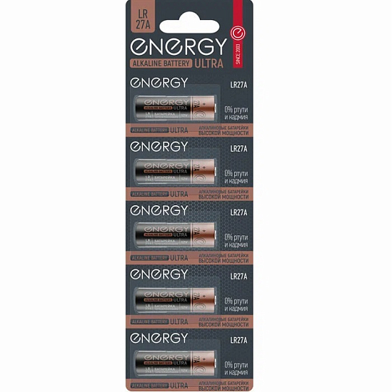 Элемент питания ENERGY Ultra LR27A/5B (5/20/400)