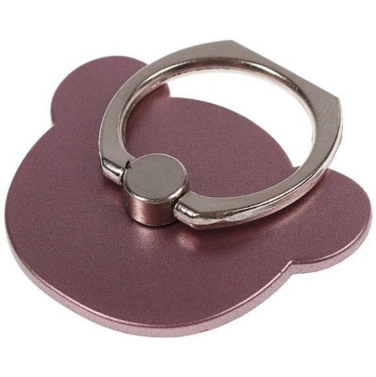 Держатель-подставка Popsocket LuazON с кольцом "Мишки", розовый 3916260