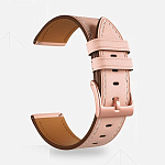 Универсальный кожаный ремешок для часов 22 mm LYAMBDA NEMBUS LWA-S41-22-PK Pink