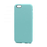 Силиконовый чехол SILICONE CASE для iPhone 6/6S (полная защита) (021) голубой