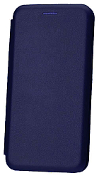 Чехол футляр-книга NONAME для Samsung Galaxy S11e темно-синий экокожа