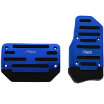 Накладки на педали Cartage, антискользящие, синий, набор 2 шт 2792868