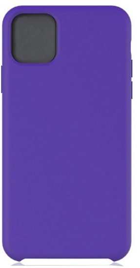 Задняя накладка SILICON CASE для iPhone 12 Pro тёмно-фиолетовый