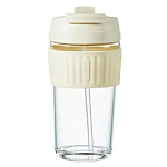 Стеклянная кофейная чашка Quange KF201 Brown, 550ml