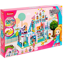 Конструктор Sluban Розовая мечта «Загородный дом», 601 деталь 9590263