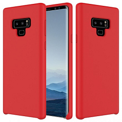 Задняя накладка SILICONE COVER для Xiaomi Redmi Note 9 красный