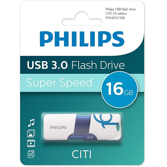 USB 16Gb PHILIPS CITI3.0 (FM16FD135B/97)