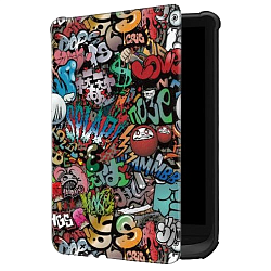 Чехол футляр-книга ZIBELINO Tablet для Lenovo Tab M10 HD (10.1") (X306X/X306F) ("Граффити) с магнитом