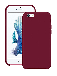 Задняя накладка ZIBELINO Soft Case для iPhone 6/6S (4.7) (Красный темный)