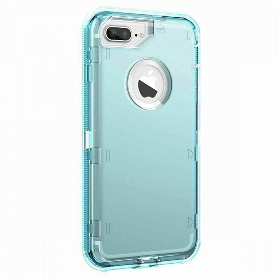 Противоударное стекло WK для iPhone X матовое, голубое, на заднюю крышку (WPC-051, Azure Stone Series)