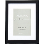 Фоторамка МДФ "Ellis" 15x20 см, с паспарту, чёрный 9335832