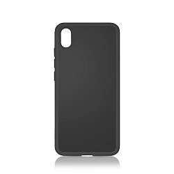 Силиконовый чехол DF для Honor 8S/Y5 (2019) hwOriginal-04 (black)  с микрофиброй