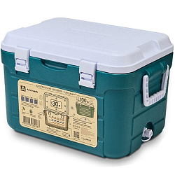 Термоконтейнер "Арктика", 30 л, 52 x 36.5 х 33 см, зеленый 2478411