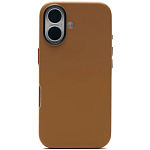 Задняя накладка KZDOO Noble Collection для iPhone 16 Brown