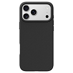 Задняя накладка KEEPHONE KEVILAR COMBAT MAGSAFE CARBON CASE для iPhone 17 PRO, BLACK
