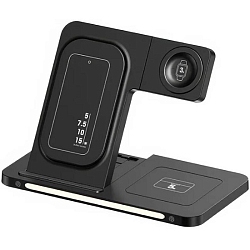 Беспроводное ЗУ REMAX RP-W83, черный, 23W, 3в1