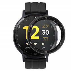 Защитная пленка ZIBELINO для Realme Watch S (черный) гибридная PMMA