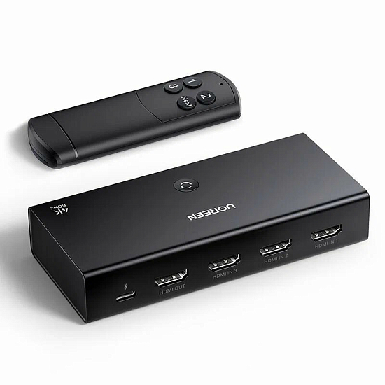 Свитч-Переключатель HDMI UGREEN CM598 (15376) черный