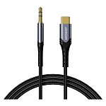 Кабель Jack 3.5 <--> Type-C  2.0м JOYROOM SY-A03 черный