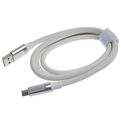 Кабель USB <--> Lightning  1.0м XO NB-251, белый, 6А, QC