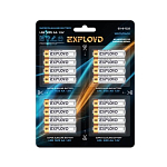 Элемент питания EXPLOYD LR06 BL-4*4 отрывной Basic (16/160/640), (арт.EX-B-1225)