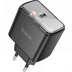 Сетевое ЗУ 1Type-C HOCO CS41A, Smart, черный, 35Вт