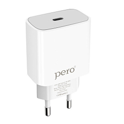 Сетевое ЗУ 1Type-C PERO TC03 PD 18W белый