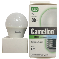 Лампа светодиодная CAMELION G45 7W/4500K/E27