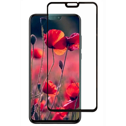Противоударное стекло 20D NONAME для Honor 8X черное, полный клей