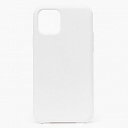 Задняя накладка SILICONE COVER Soft-touch для iPhone 12 Mini, белая