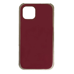 Силиконовый чехол SILICONE CASE для iPhone 13 (67 бургундский)