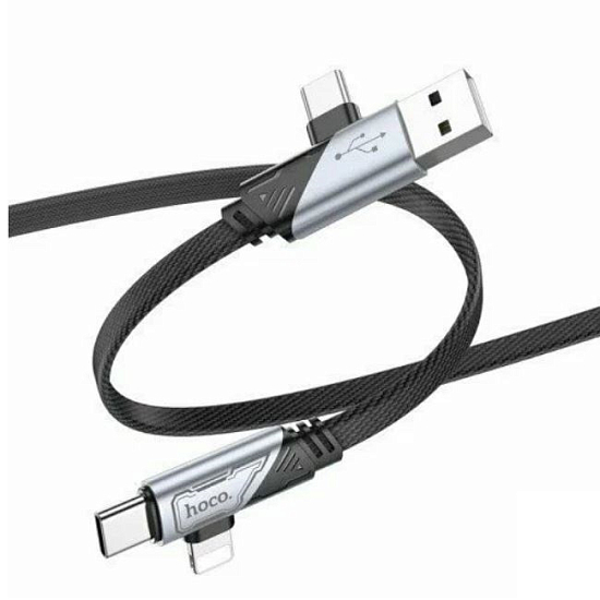Кабель USB <--> Lightning  1.2м HOCO U119, чёрный