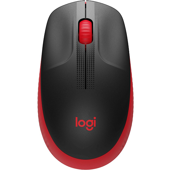 Мышь БП LOGITECH M190 Серая/красная
