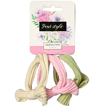 Резинка для волос "Сильва" (набор 3 шт) бантик, 4 см 10691233