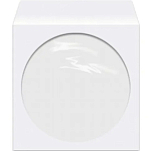 Конверт для CD дисков D2 Tech CDC-2-100, с окном, клей дискрин, упаковка 100 шт. (100/4500)