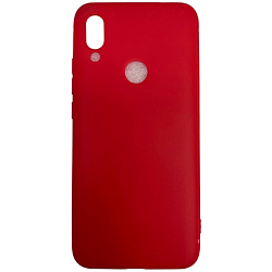 Задняя накладка ZIBELINO для Xiaomi Redmi Note 7 Red (Soft Matte)