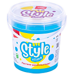 Слайм Lori "Style Slime" перламутровый, голубой с ароматом тутти-фрутти, 150мл Сл-005