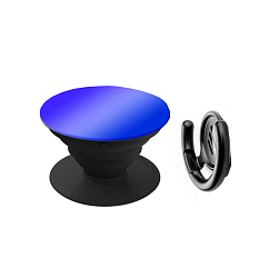 Держатель-подставка Popsocket 02 складная с креплением, синяя