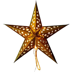 Фигура светодиодная ULD-H4545-005/STA/2AA WARM WHITE IP20 GOLDEN STAR UL-00008588